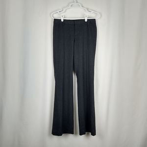 Banana Republic Dark Gray Patterned Trouser Pants